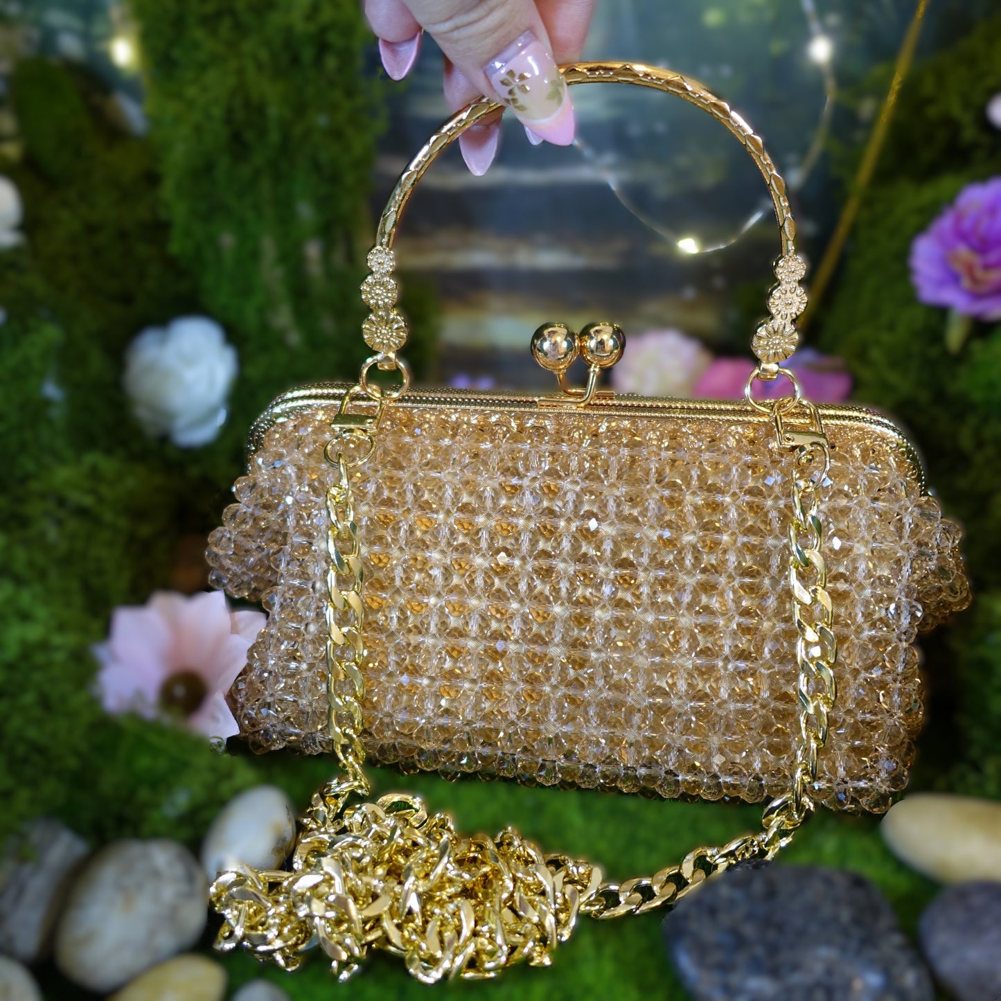 Stella Champagne bag